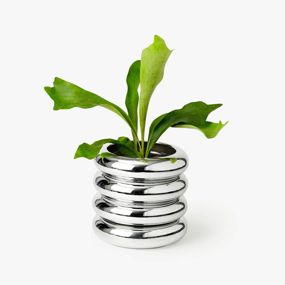 Chrome Stacking Planter