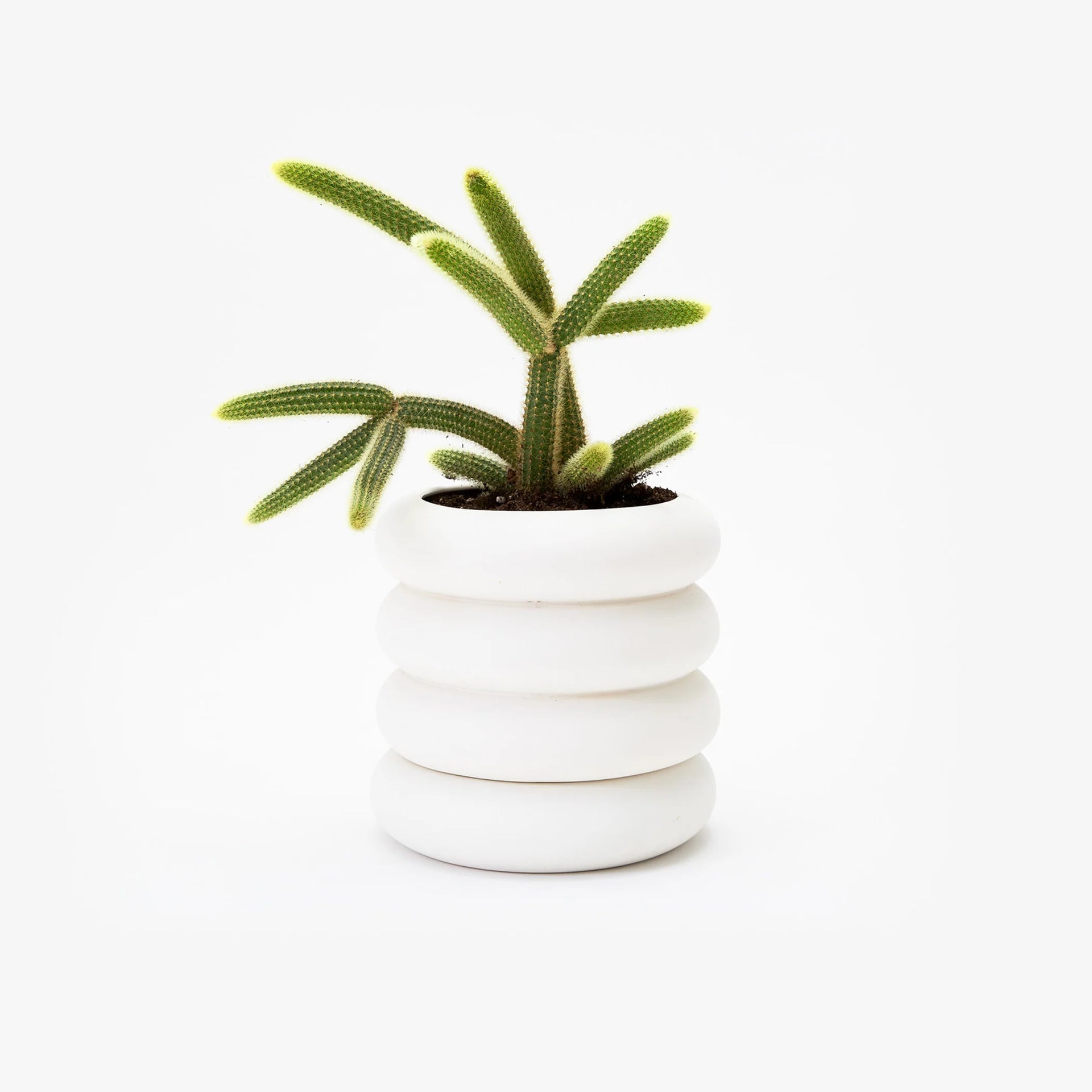 White Stacking Planter