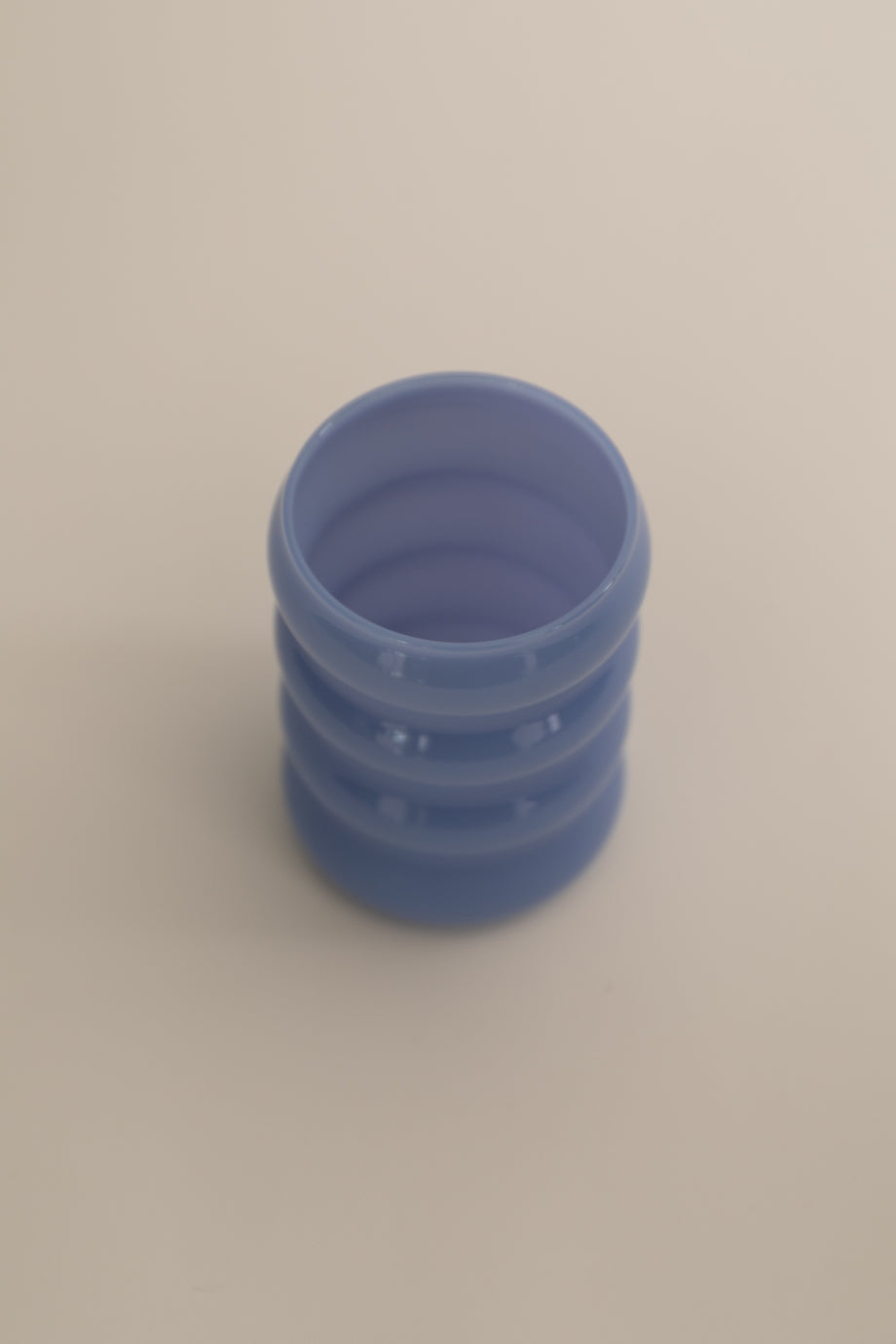 Opaque Ripple Cup Set in Cornflower
