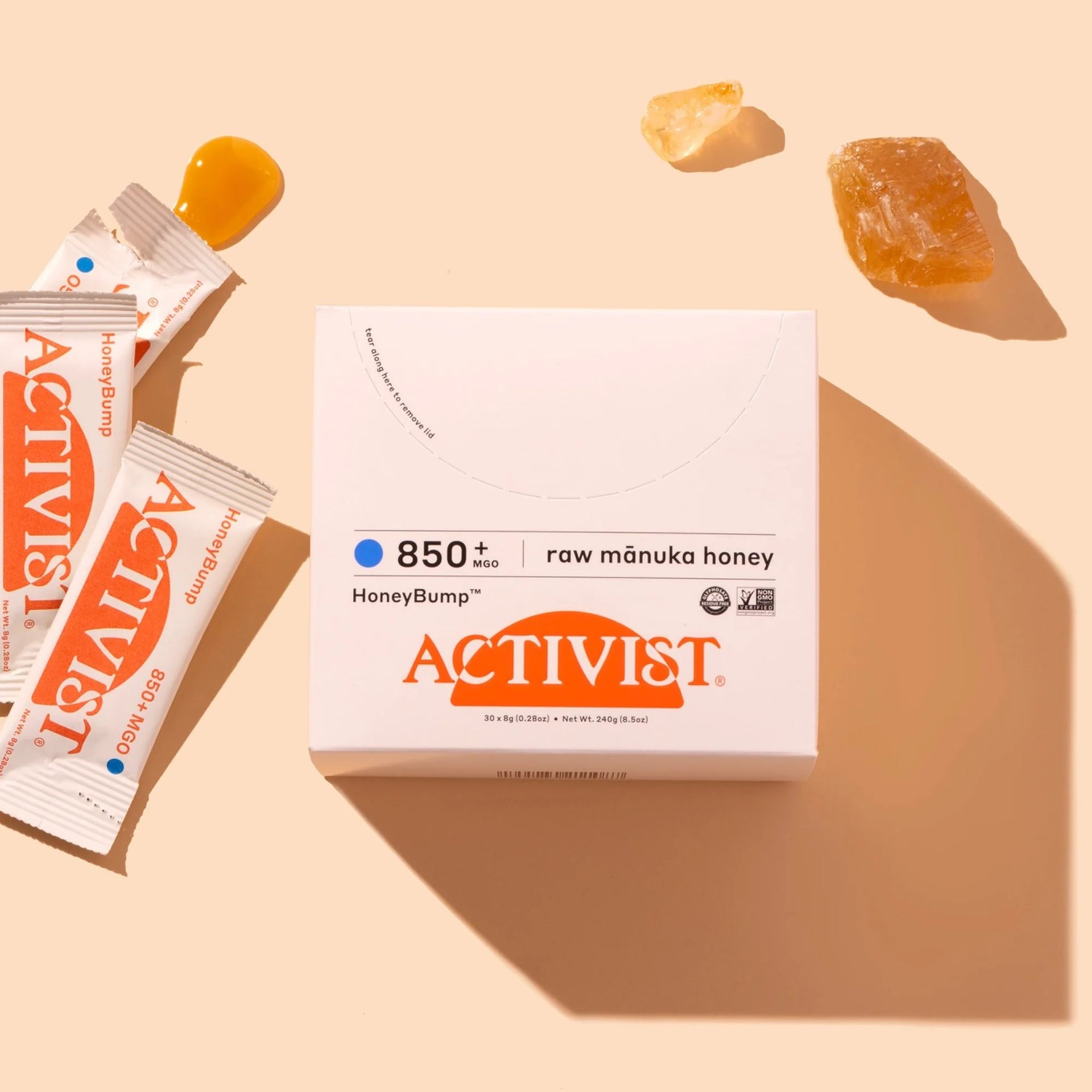 HoneyBump™ Mānuka 850+MGO Sachet