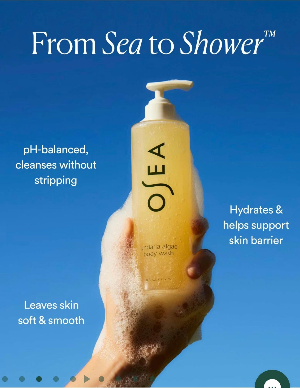 Undaria Algae Body Wash