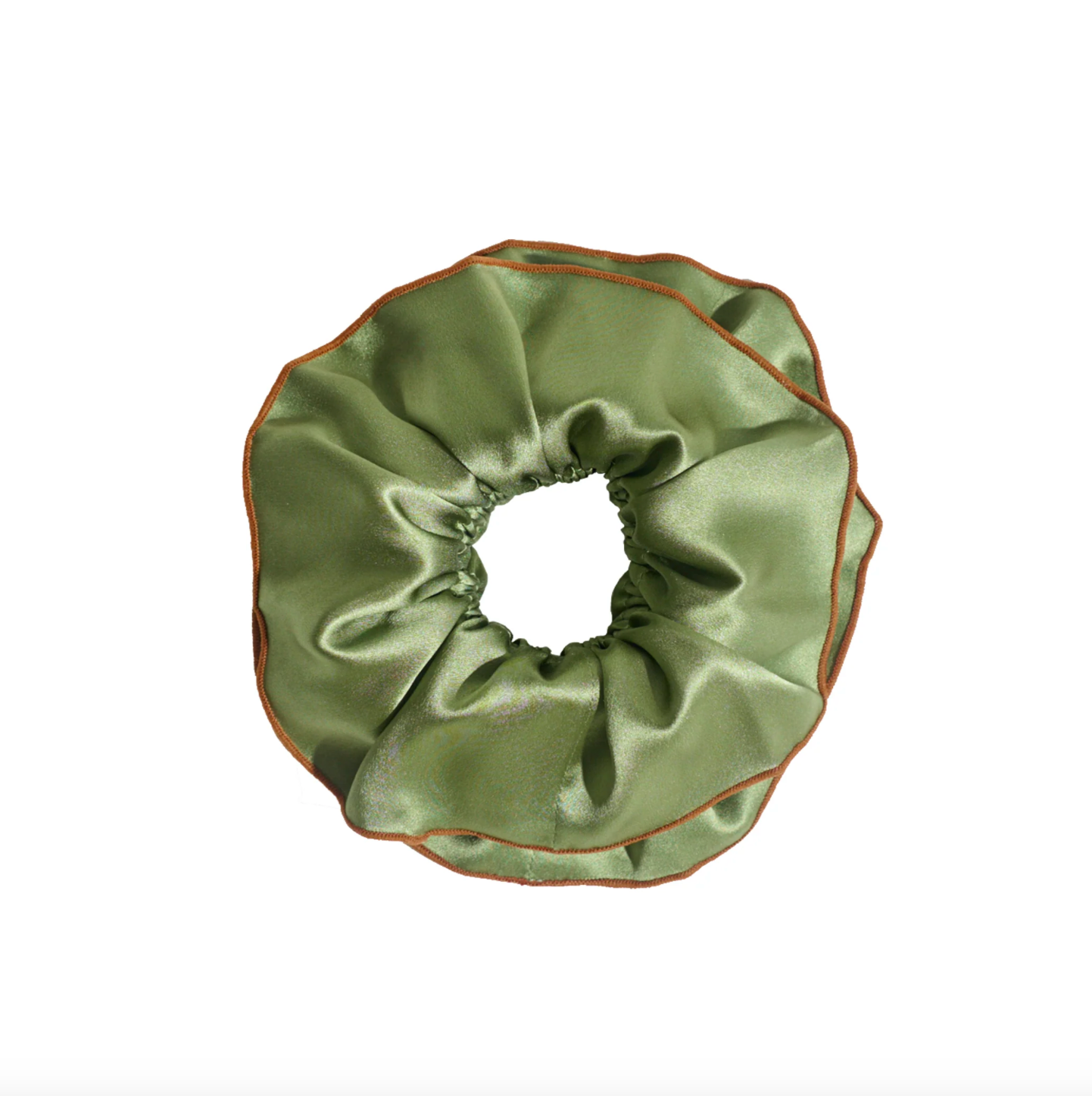 Maxi Flower Double Layer Oversized Silk Scrunchie